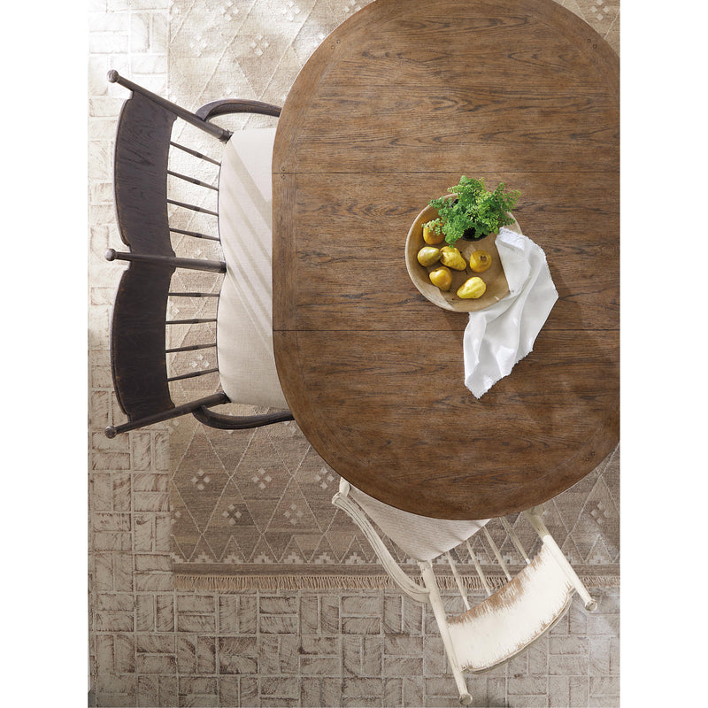 Hooker Furniture 7050-75203-02 Americana Round Pedestal Dining Table with 1-22in Leaf IMAGE 10