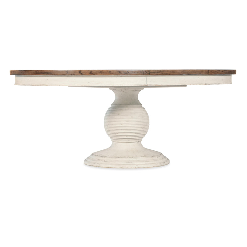 Hooker Furniture 7050-75203-02 Americana Round Pedestal Dining Table with 1-22in Leaf IMAGE 2