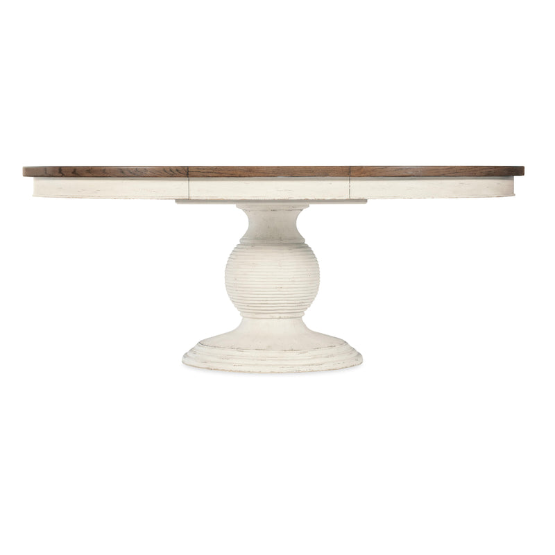 Hooker Furniture 7050-75203-02 Americana Round Pedestal Dining Table with 1-22in Leaf IMAGE 4