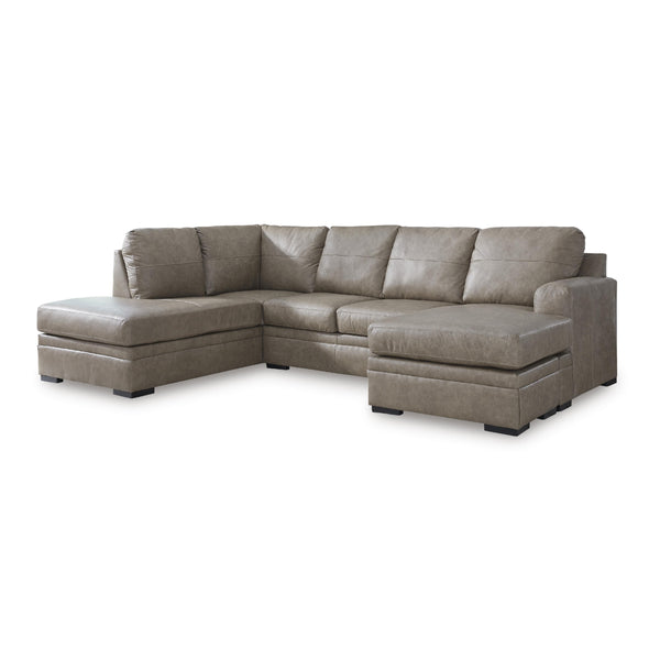 Signature Design by Ashley Amuleto Leather Match 2 pc Sectional 2240516/2240503 IMAGE 1