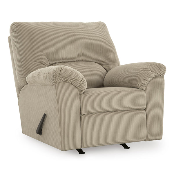 Signature Design by Ashley SimpleJoy Rocker Fabric Recliner 2420325 IMAGE 1