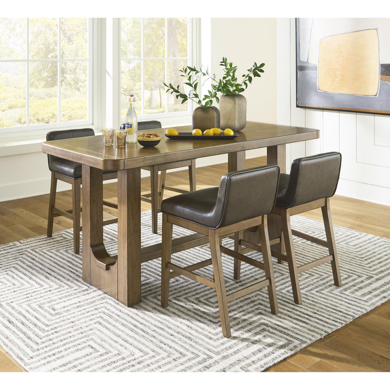 Signature Design by Ashley Cabalynn Counter Height Dining Table D974-13 IMAGE 7