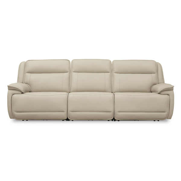 Signature Design by Ashley Double Deal Power Reclining Leather Match Sofa U1300158/U1300146/U1300162 IMAGE 1