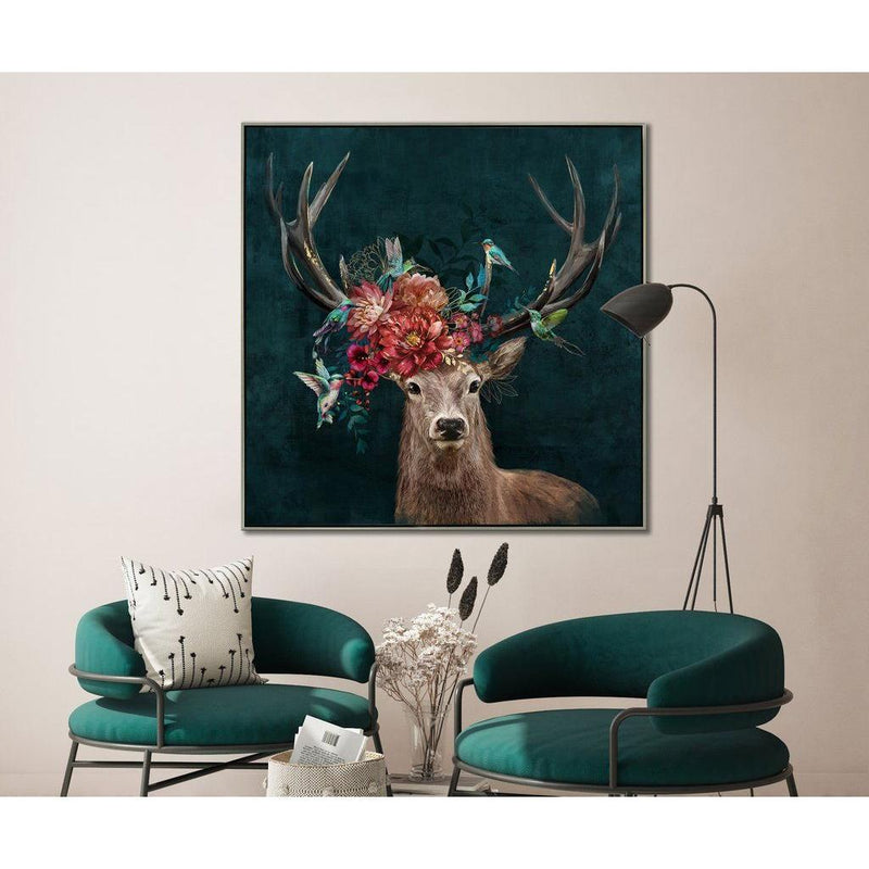 Streamline Art AFGB11776 Floral Antlers IMAGE 2