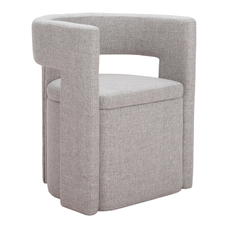 Zuo Papua 109993 Dining Chair - Grey IMAGE 1