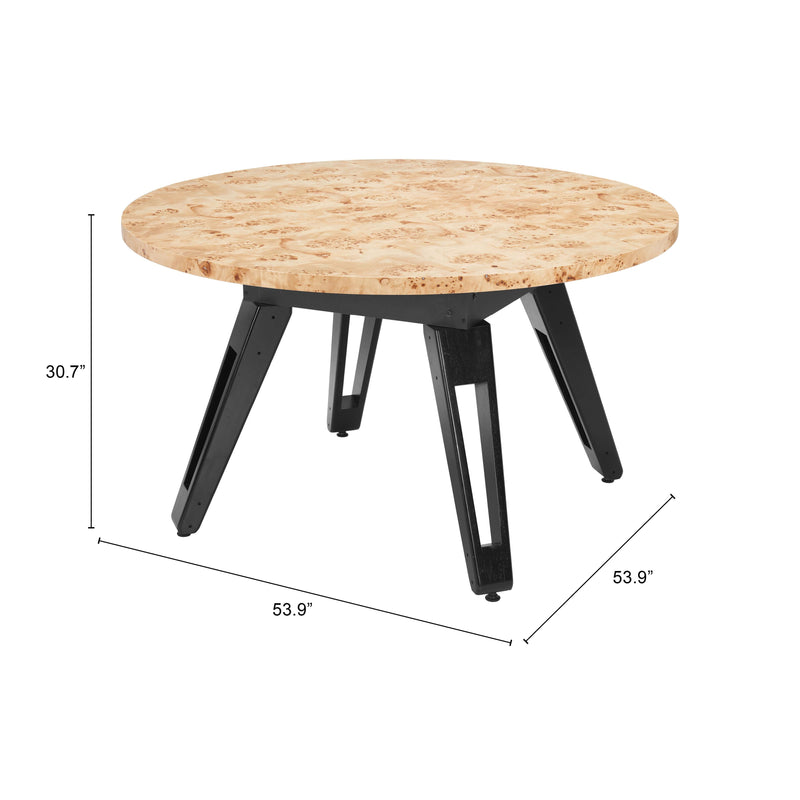 Zuo Burl 110445 2 in 1 Table - Natural IMAGE 15