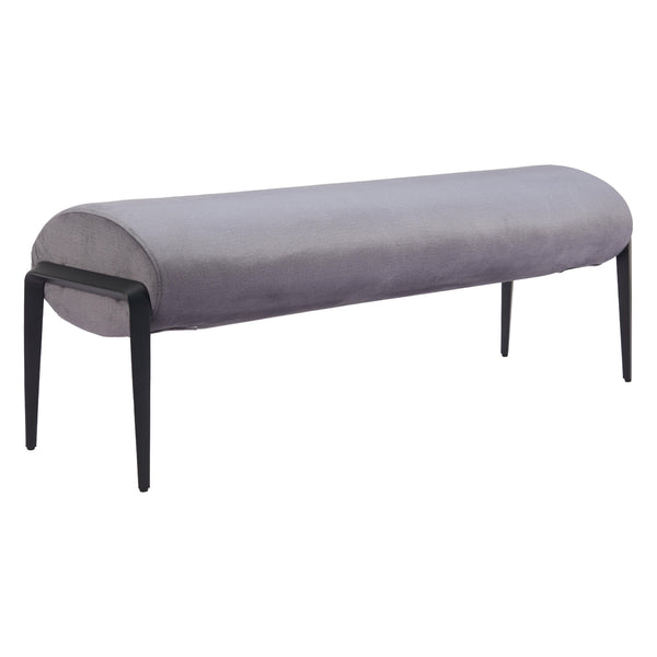 Zuo Glatt 110350 Bench - Grey IMAGE 1