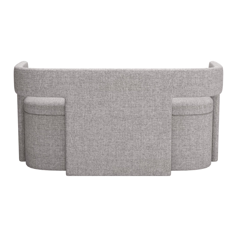 Zuo Papua 109994 Storage Bench - Grey IMAGE 4