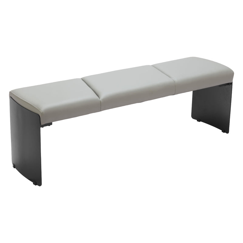 Zuo Mur 110335 Bench - Grey IMAGE 1