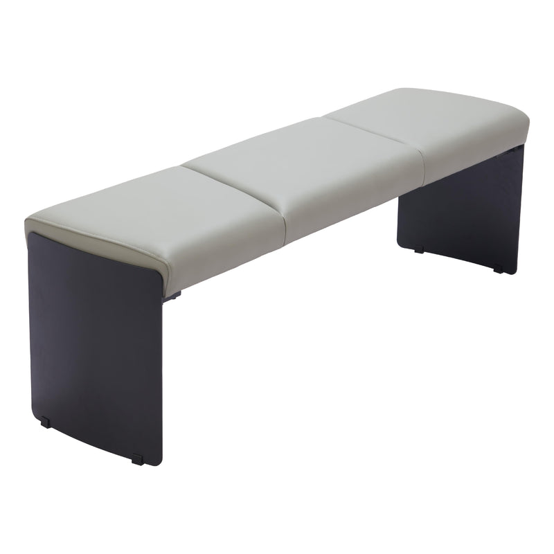 Zuo Mur 110335 Bench - Grey IMAGE 4