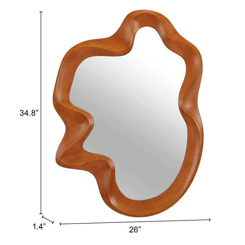 Zuo Foz 110188 Mirror - Brown IMAGE 4