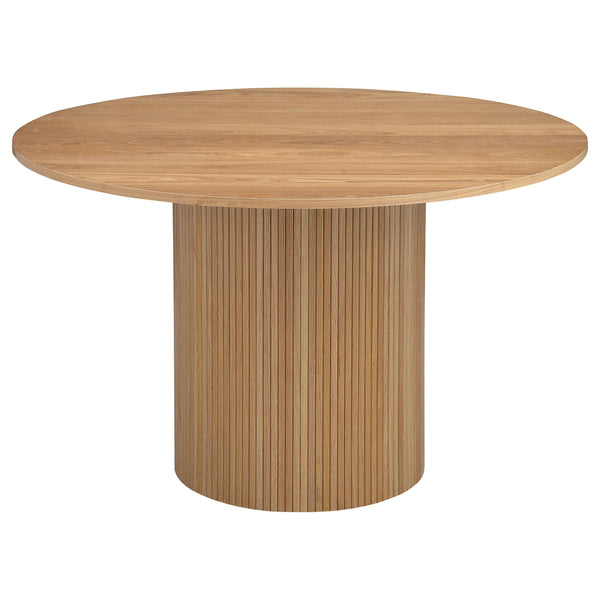 Coaster Furniture Round Bradbury Dining Table with Pedestal Base 107350 IMAGE 1