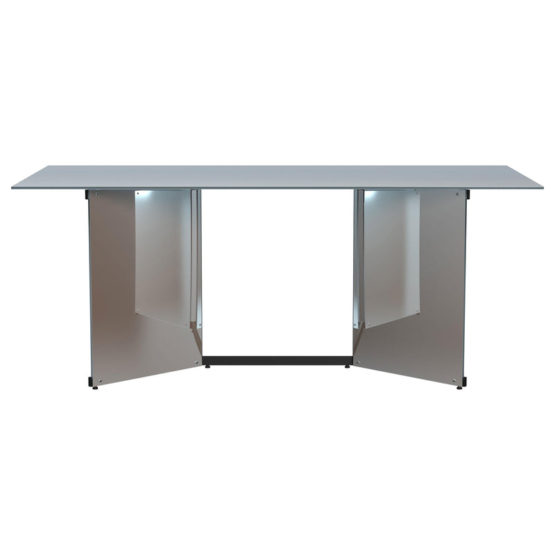 Coaster Furniture Emery Dining Table with Metal Top 108091 IMAGE 3