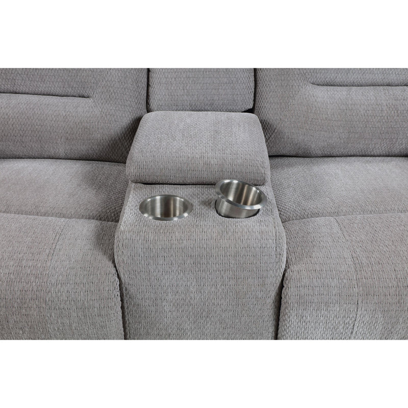 Coaster Furniture Gilson Reclining Fabric Loveseat with Console 602552 IMAGE 10