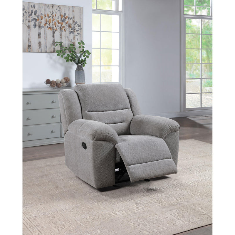 Coaster Furniture Gilson Glider Fabric Recliner 602553 IMAGE 3