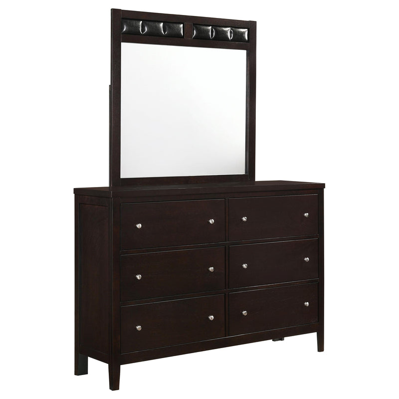 Coaster Furniture Carlton 6-Drawer Dresser with Mirror 202093M IMAGE 1