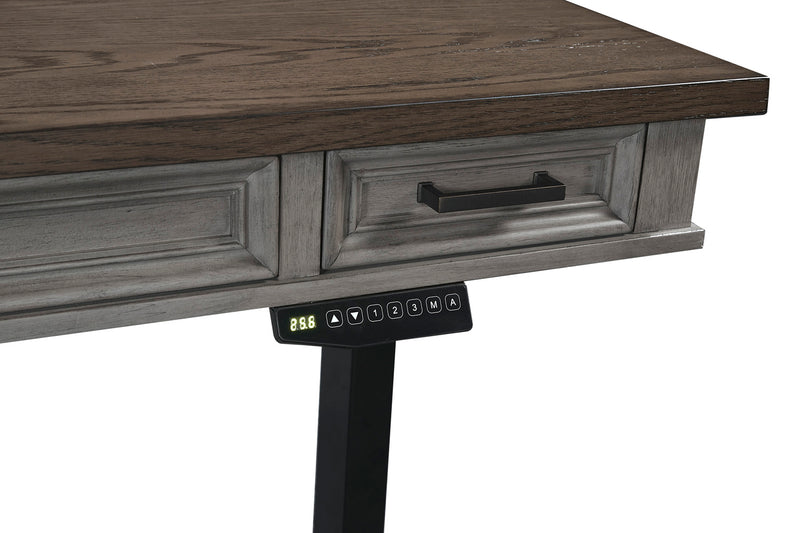 I248-360T-SLT/IUAB-301-1 AspenHome Adj. Desk Base w/ 60" Adj. Lift Desk Top