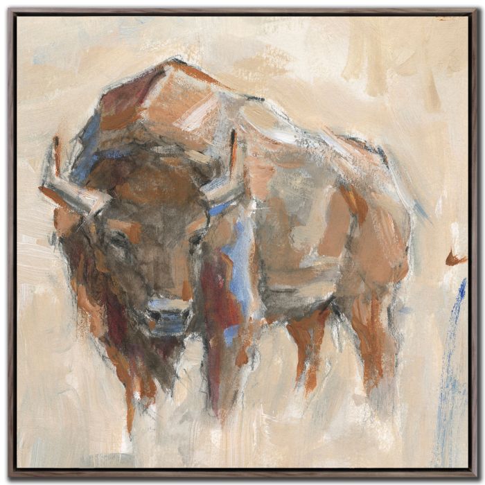 WBG24222 PASTEL BISON II 24X24 ART